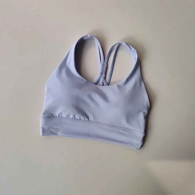 Conjunto de Yoga 2 em 1 para Mulheres: Cintura Alta + Top Cropped Respirável — O Look Fitness que Une Conforto, Estilo e Performance no Treino!