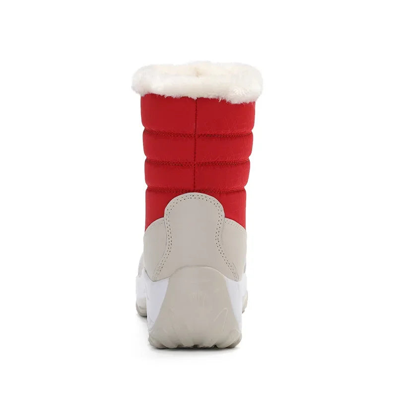 Elegância e Conforto no Inverno – Botas de Neve Femininas Antiderrapantes, Impermeáveis e com Plataforma para Máxima Proteção e Estilo!