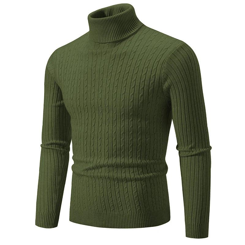 Suéter Masculino Gola Alta – Estilo Inverno com Elegância, Conforto e Aquece de Verdade