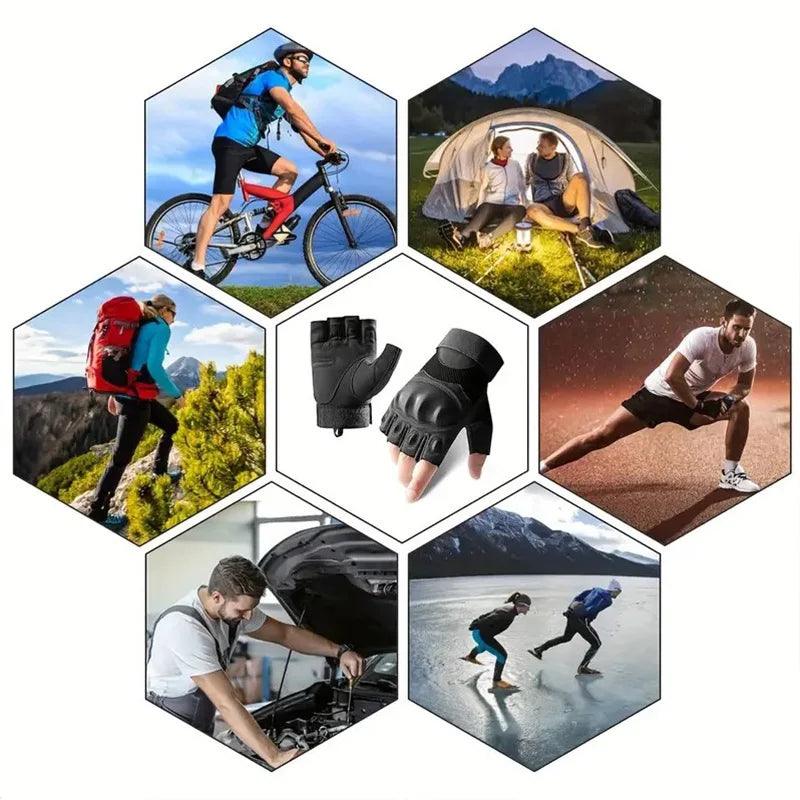 Luvas Sem Dedos Que Todo Aventureiro Está Usando – Perfeitas para Tiro, Airsoft, Ciclismo e Muito Mais!