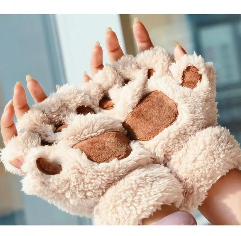 As Luvas Mais Fofas do Inverno: Estilo Pata de Gato, Quentinhas, Divertidas e Perfeitas Para Quem Ama Fantasia!