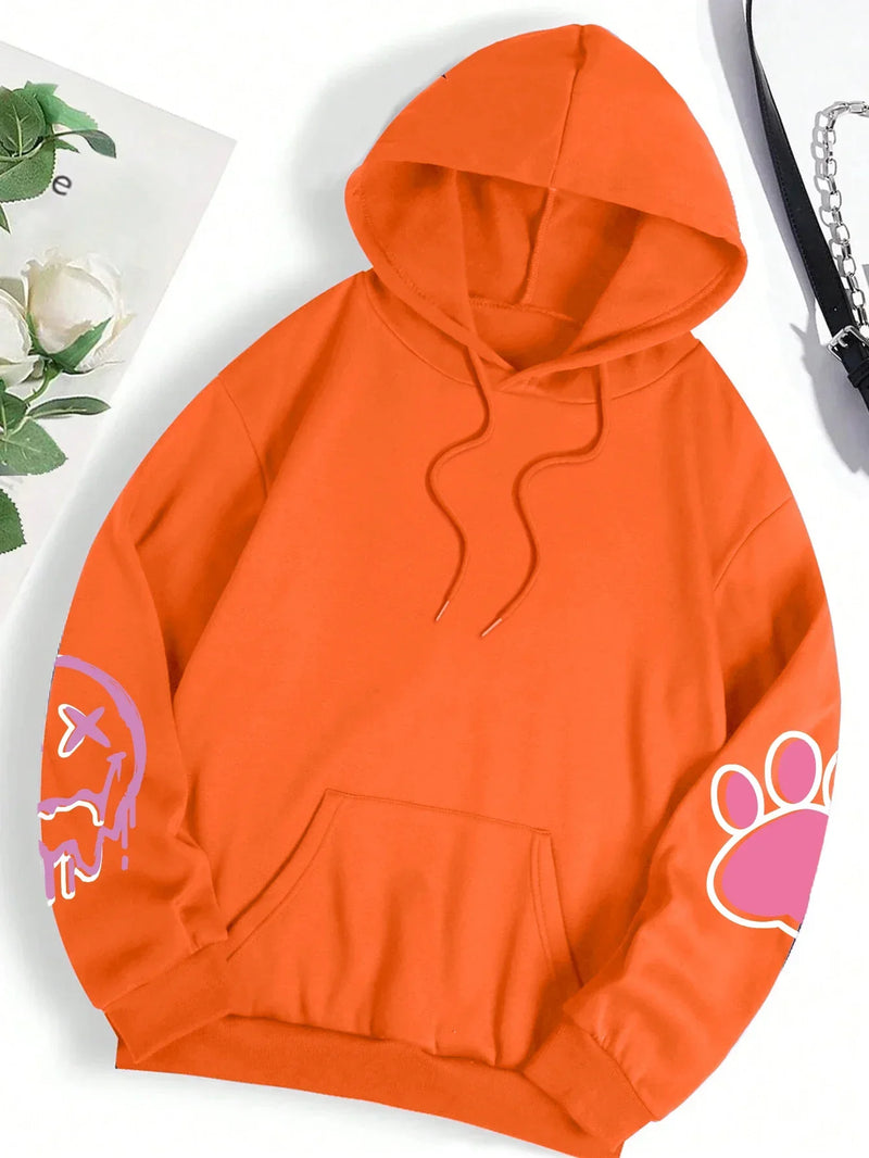 Moletom Canguru Oversized Feminino: Estilo Hip Hop + Conforto Quentinho para Arrasar no Outono