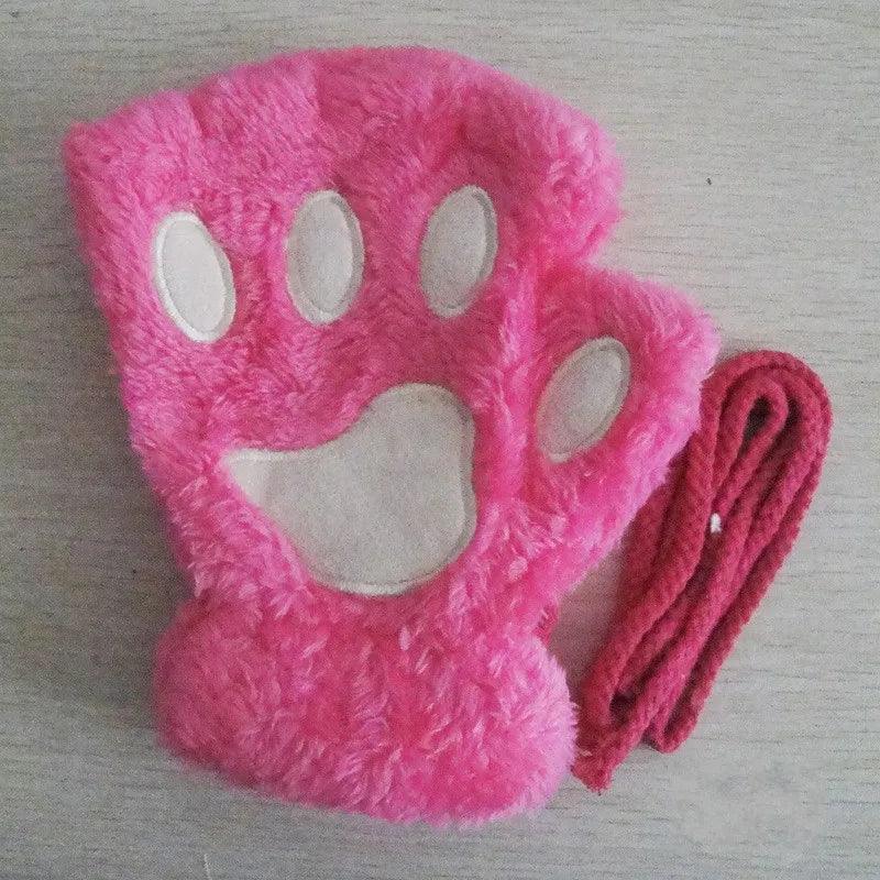 As Luvas Mais Fofas do Inverno: Estilo Pata de Gato, Quentinhas, Divertidas e Perfeitas Para Quem Ama Fantasia!