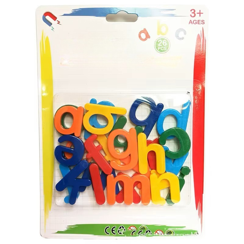 Aprenda o Alfabeto Brincando: Letras Magnéticas Coloridas que Transformam a Geladeira em uma Sala de Aula Divertida!