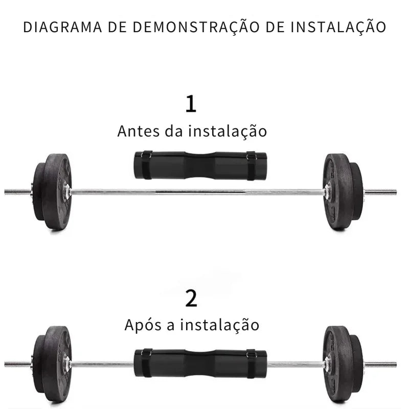 Proteção Máxima nos Seus Treinos: Almofada Antiderrapante para Agachamento e Levantamento – Conforto e Segurança Até o Último Repetição!