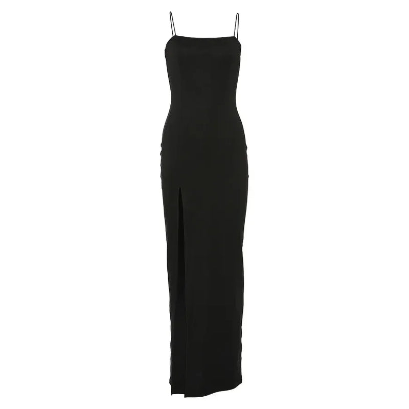 Vestido Longo de Festa – Vermelho & Preto com Renda, Estilo Bodycon que Valoriza Cada Curva