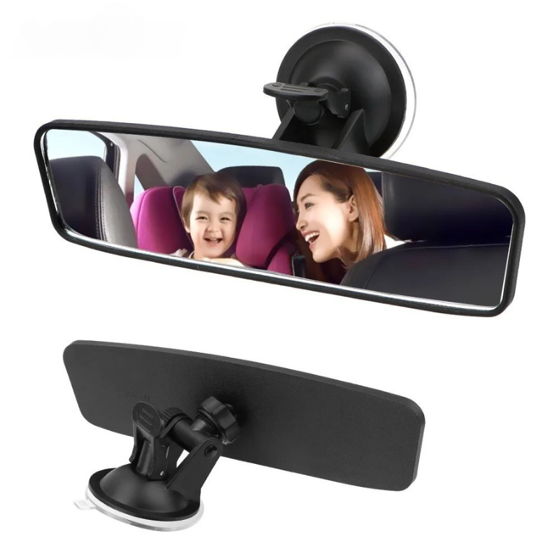 Mais Controle e Visibilidade no Volante: Espelho Retrovisor Interno com Giro 360° e Ajuste Inteligente!