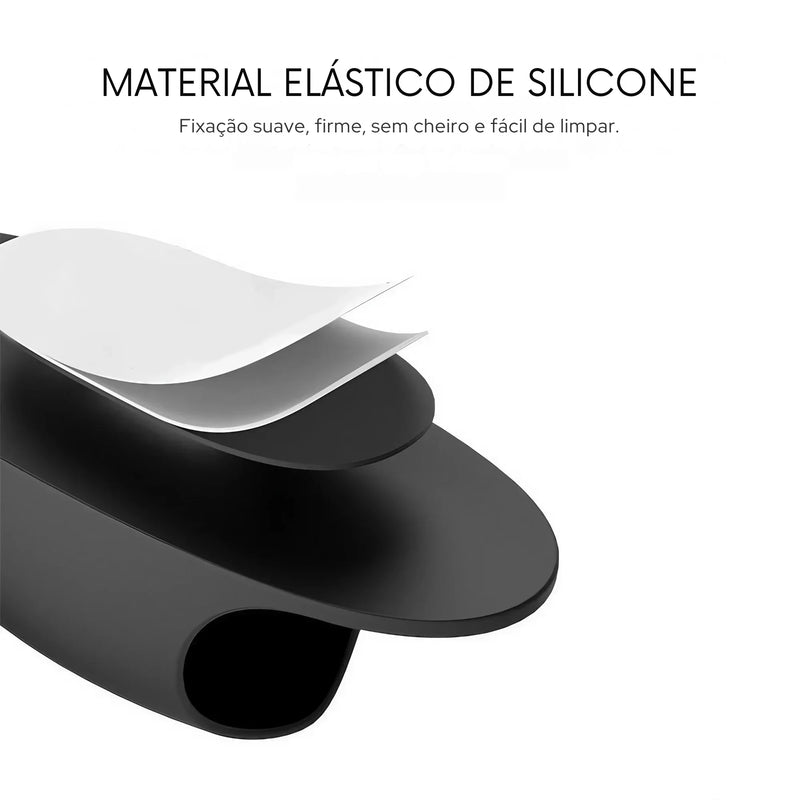 Suporte Multifuncional de Silicone: Armazene Escovas Elétricas, Utensílios e Muito Mais com Praticidade e Estilo!