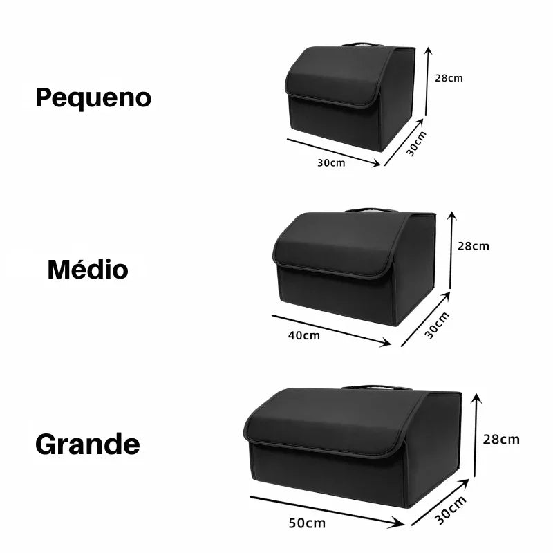 Transforme Seu Porta-Malas em um Espaço Inteligente: Bolsa Organizadora Dobrável com Alta Capacidade para Todas as Finalidades