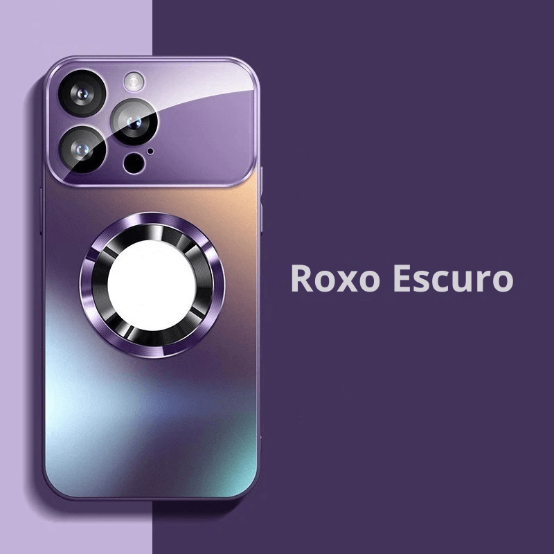 A Capa Magnética Mais Luxuosa de Todas: Design Titanium Fosco + Carga Magsafe para iPhone 12 ao 16!