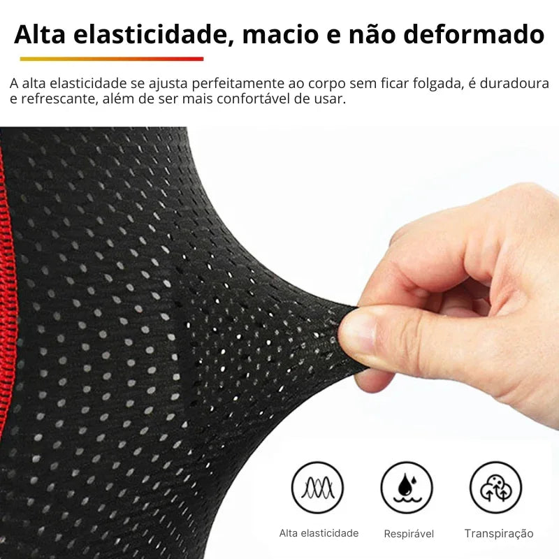 Conforto Extremo Sobre Duas Rodas – Shorts de Ciclismo com Almofada 5D em Gel, Respiráveis e Antichoque para Pedaladas Sem Limites!