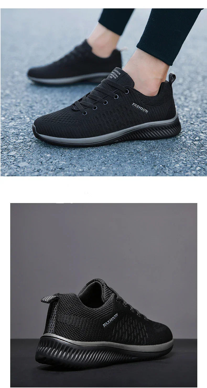 Tênis Masculino de Corrida e Caminhada – Leve, Respirável e com Estilo Esportivo para o Dia Todo!