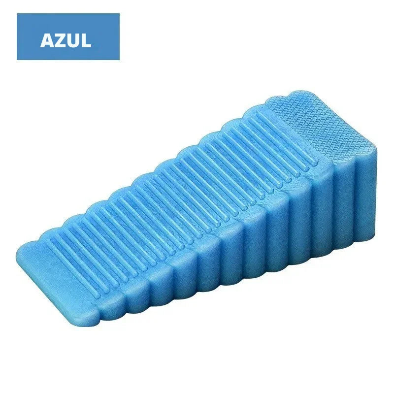 Trave com Segurança e Estilo! Batente de Porta em Silicone Anti Vento para Casa e Escritório – Firmeza sem Danos!