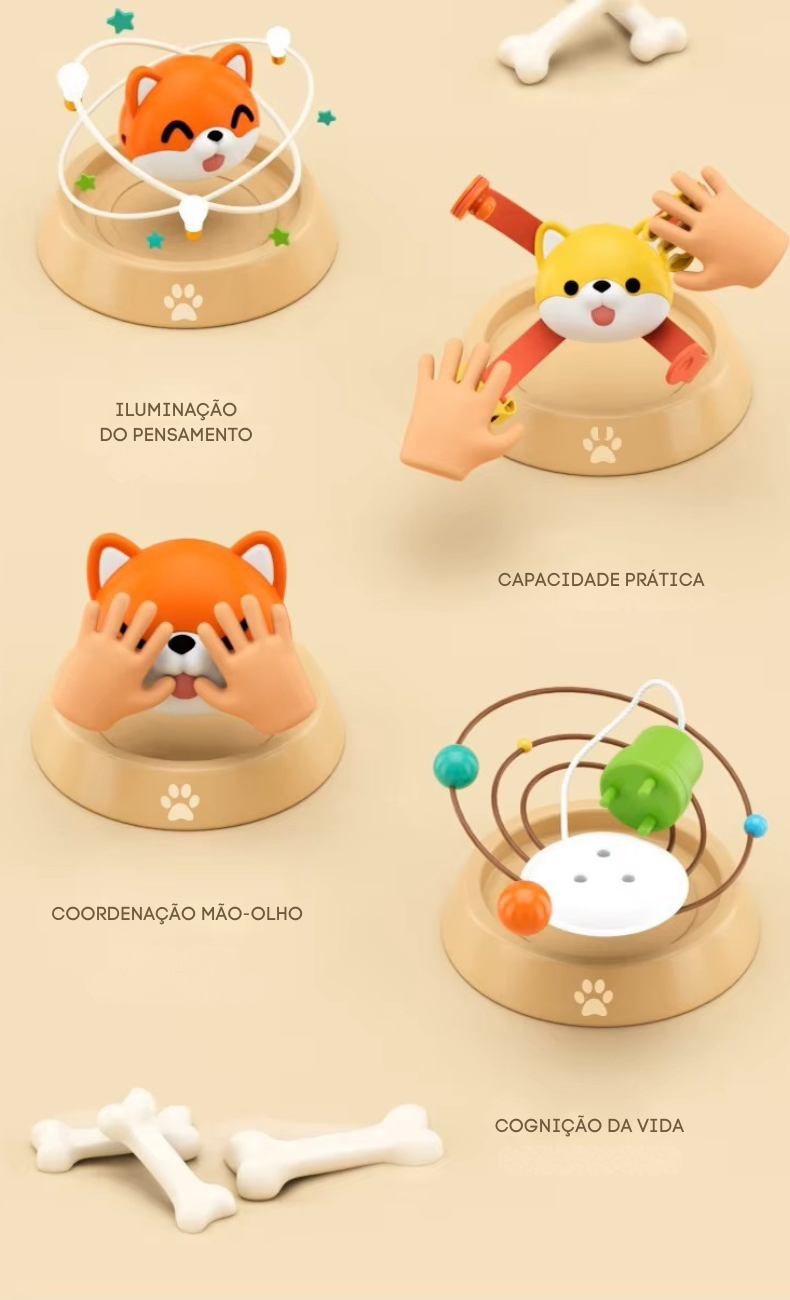 Cubo Sensorial: o brinquedo educativo que estimula a curiosidade, coordenação e criatividade do seu bebê em cada movimento!