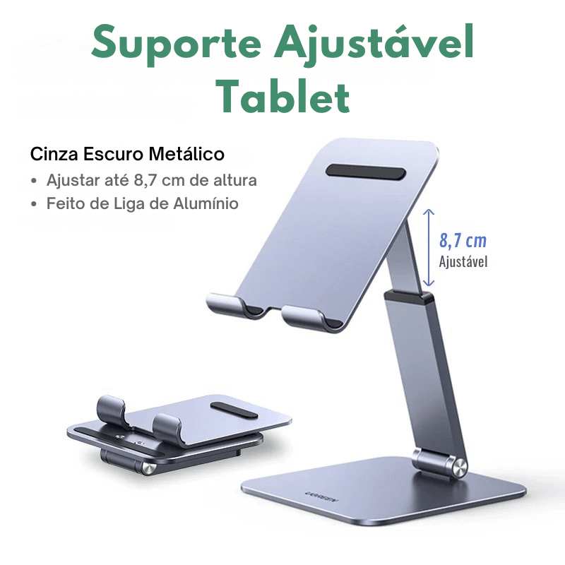Suporte UGREEN Alumínio Reforçado para Celular e Tablet – Universal e Estável