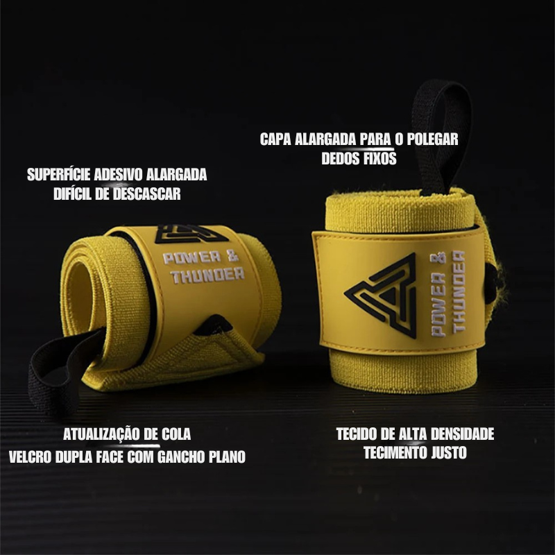Proteja Seus Pulsos com Força Máxima: A Pulseira (Straps) Ideal para Supino Pesado e Treinos Intensos de Alto Desempenho!