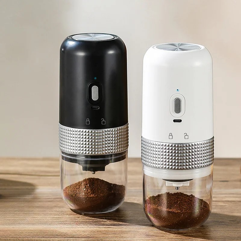 Moa Seu Café Onde Quiser: Moedor Elétrico Portátil com Núcleo de Cerâmica e Carregamento USB para Sabor Profissional em Qualquer Lugar!