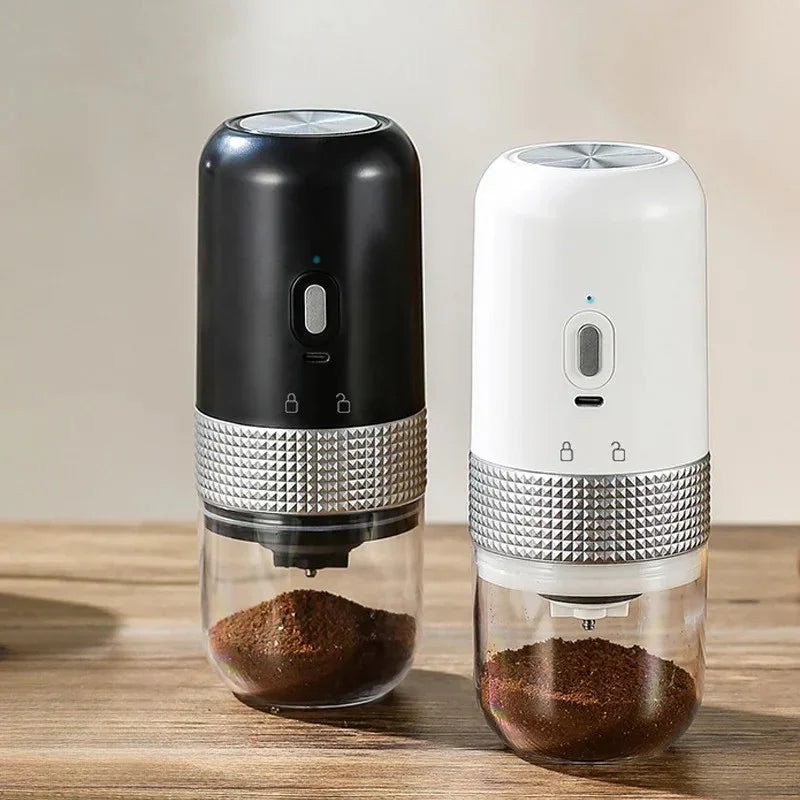 Moa Seu Café Onde Quiser: Moedor Elétrico Portátil com Núcleo de Cerâmica e Carregamento USB para Sabor Profissional em Qualquer Lugar!