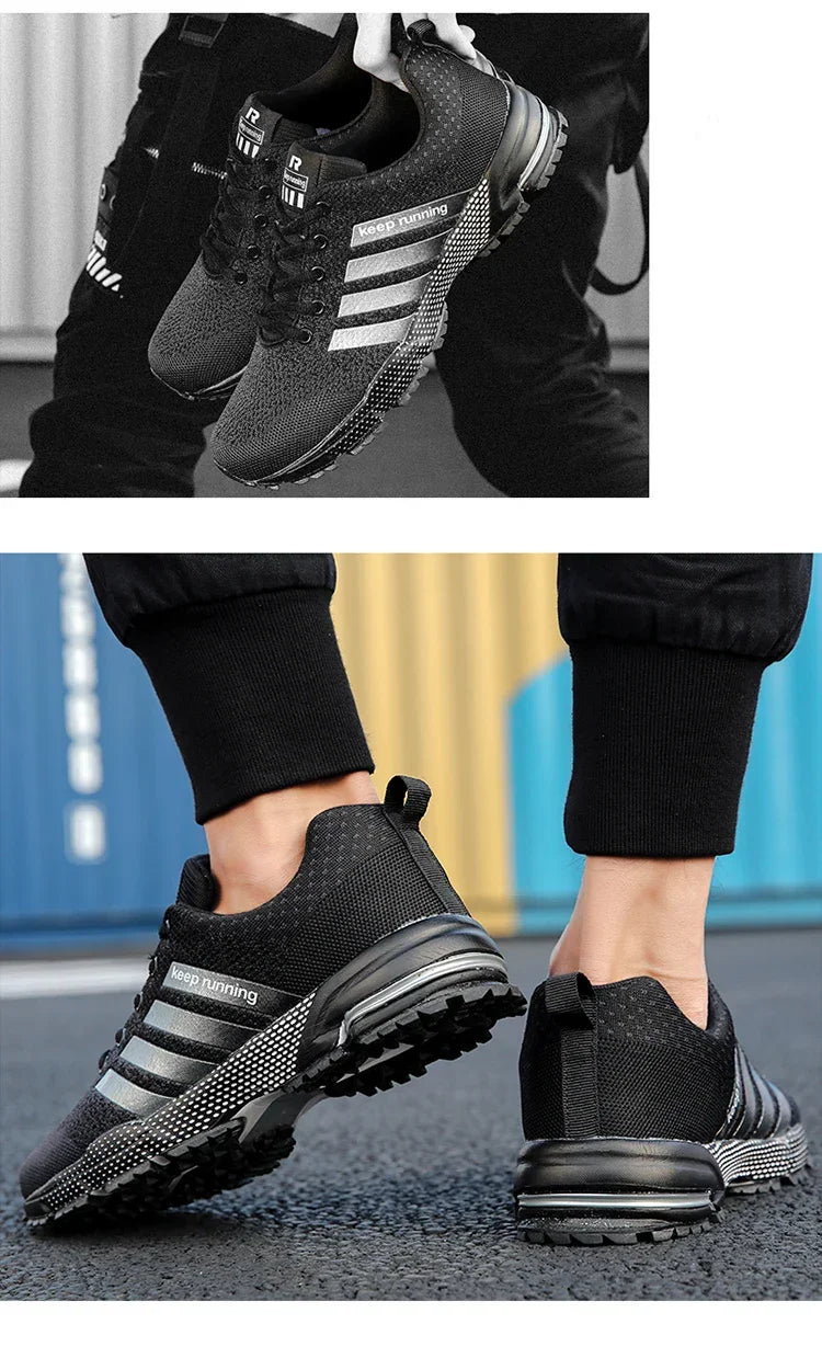 Estilo, Conforto e Versatilidade – Tênis Casuais Unissex Respiráveis, Perfeitos para Caminhar, Correr e Arrasar no Dia a Dia!