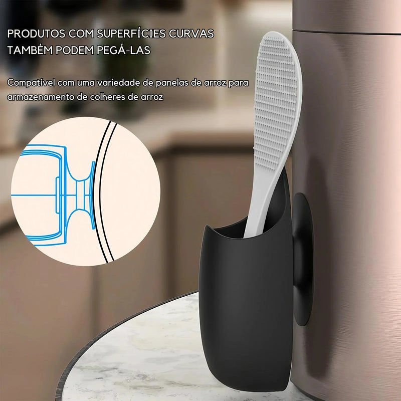 Suporte Multifuncional de Silicone: Armazene Escovas Elétricas, Utensílios e Muito Mais com Praticidade e Estilo!
