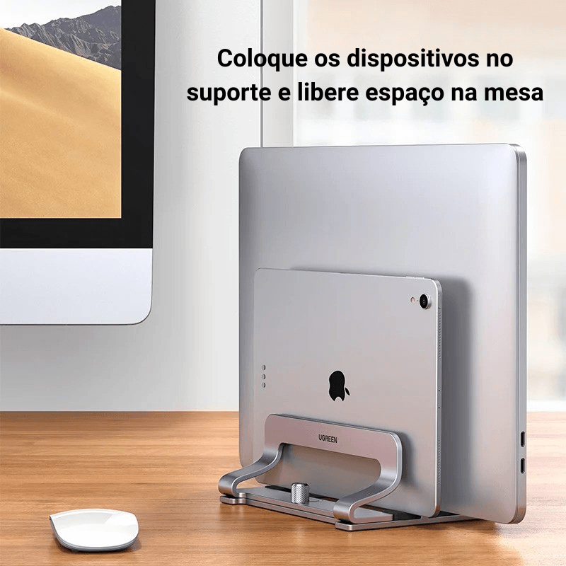 Suporte Vertical para Celulares, Ipads, Tablets, Notebooks, Livros/Cadernos e MacBooks