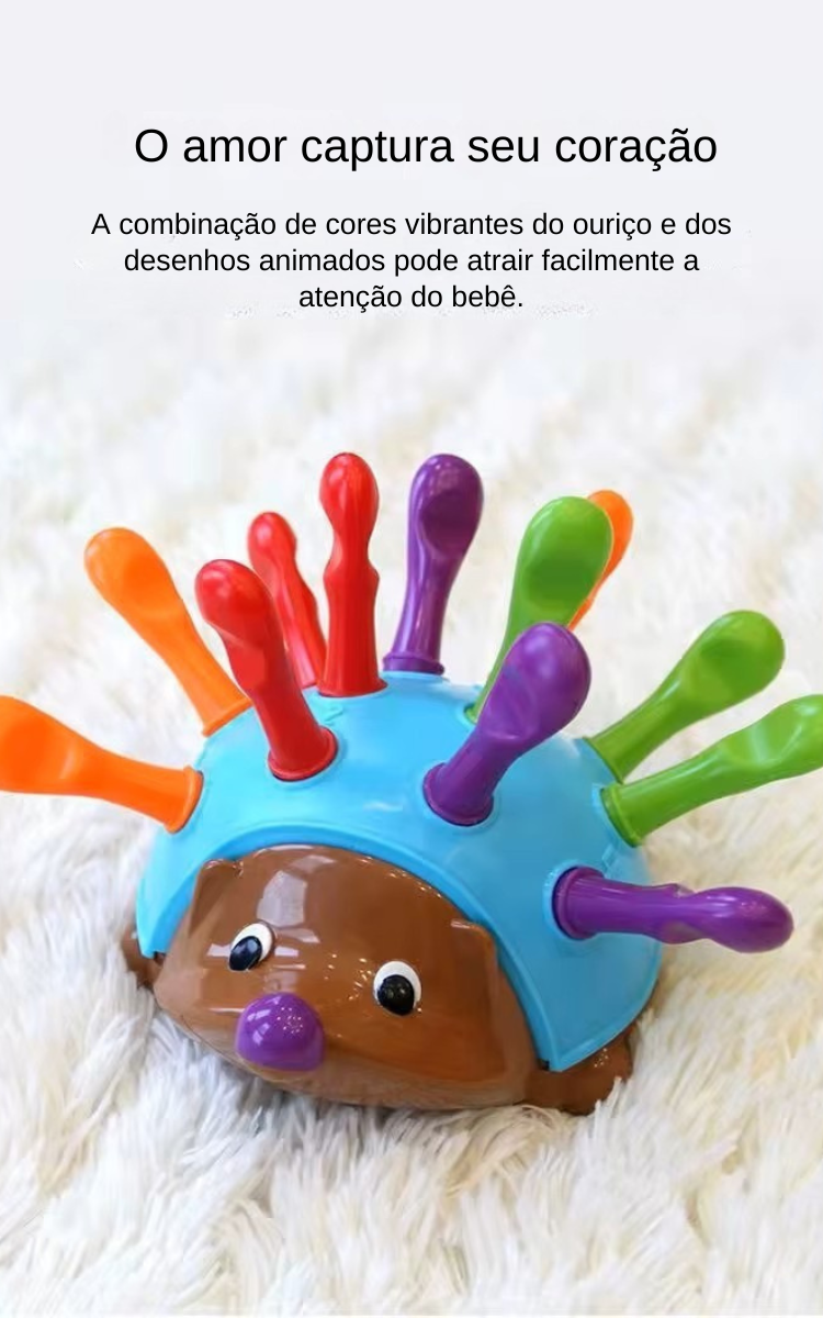Ouriço de Encaixe — Diversão Inteligente Que Desenvolve Mentes Brilhantes!