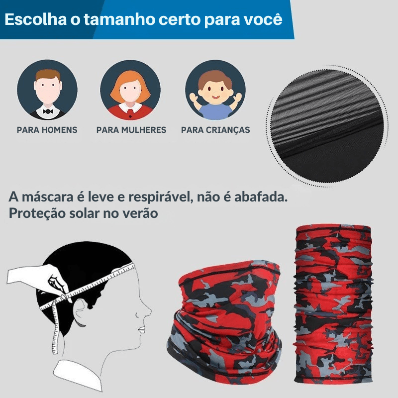 Você Nunca Mais Vai Sair Sem Essa Bandana – Protege, Respira e Se Adapta a Qualquer Aventura!