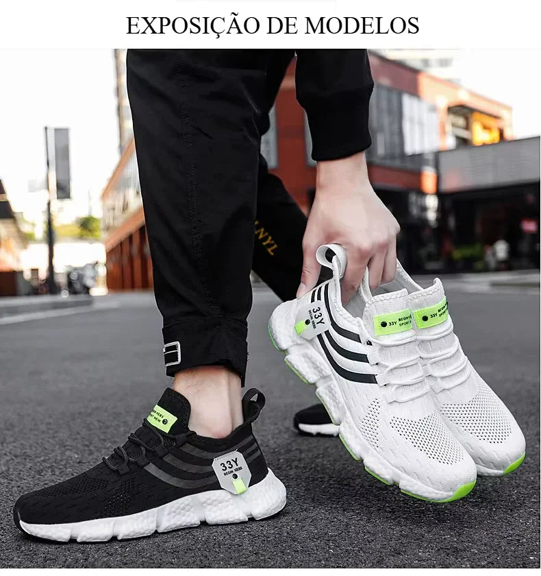Conforto que Respira – Tênis Masculinos e Femininos Leves, Clássicos e Perfeitos para Corrida, Caminhada e Aventuras ao Ar Livre!