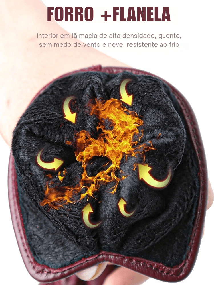 Descubra as Luvas Femininas que Unem Elegância, Calor e Tecnologia — Couro Premium com Toque Sensível!